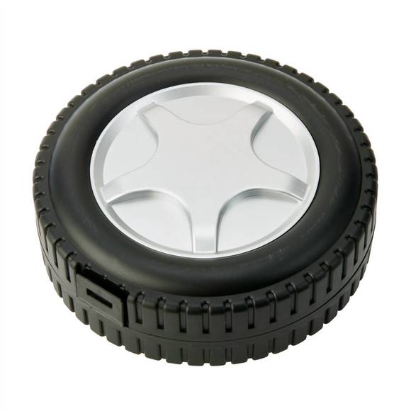 NEW CREATIVE GIFTS INTERNATIONAL 24 piece tool set in tire in black - Picture 2 of 3